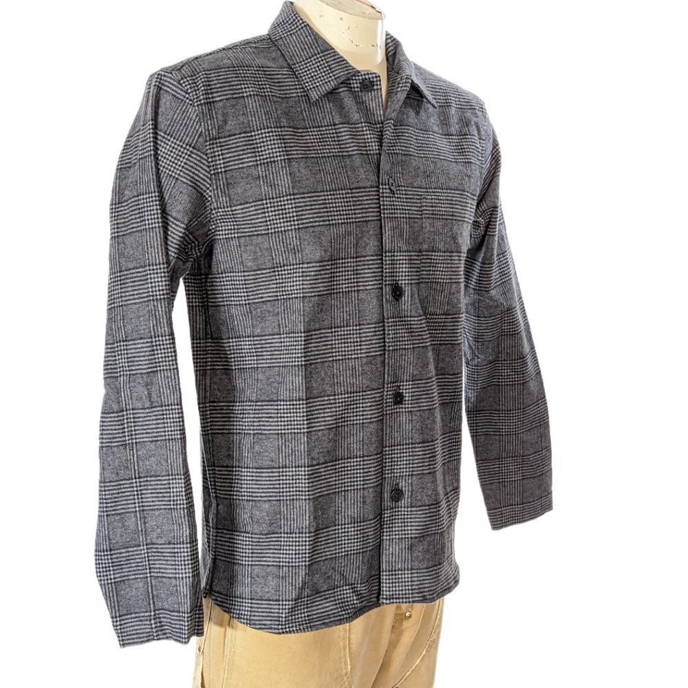 Club Monaco Long Sleeve Moleskin Plaid Shirt Jacket NWT $150